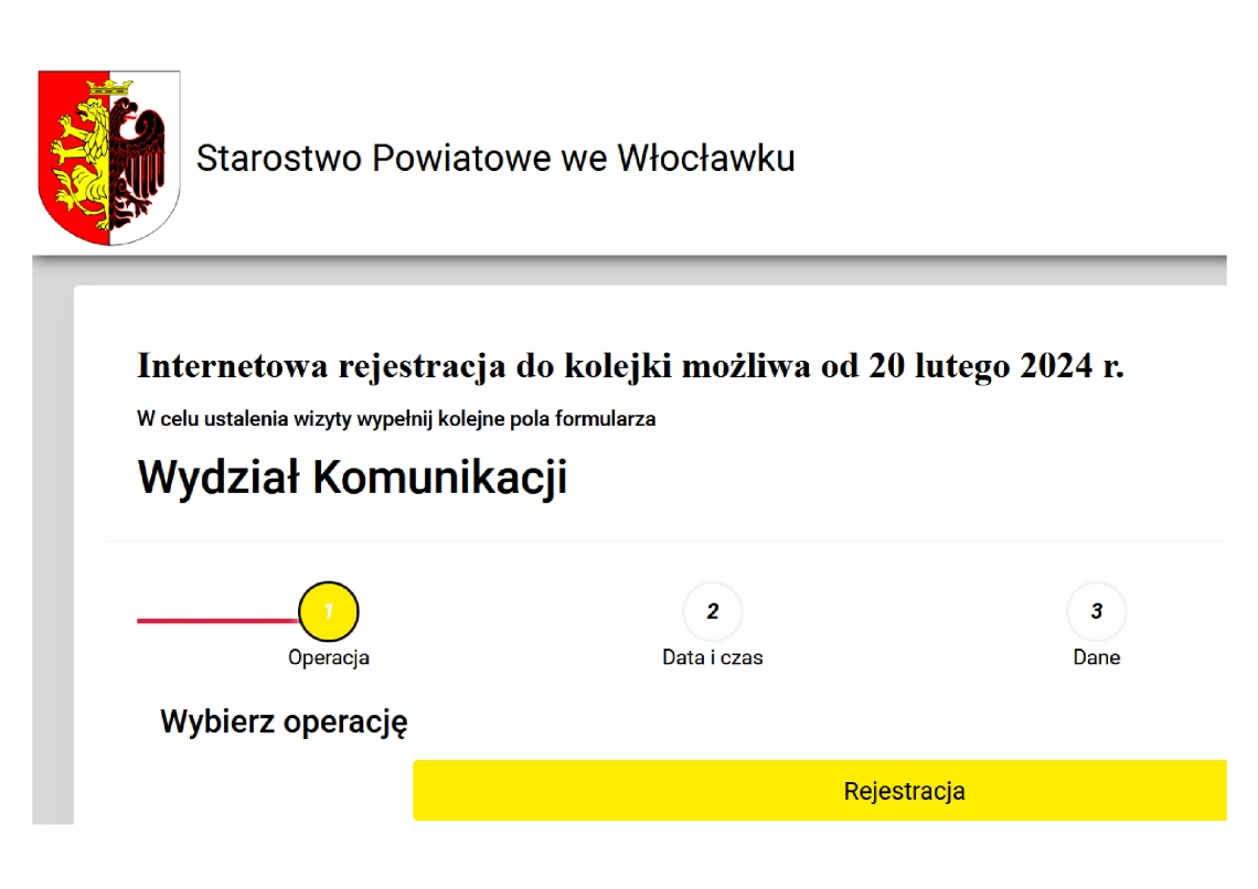 Umów się na wizytę w Wydziale Komunikacji Starostwa Powiatowego we Włocławku i uniknij kolejek!